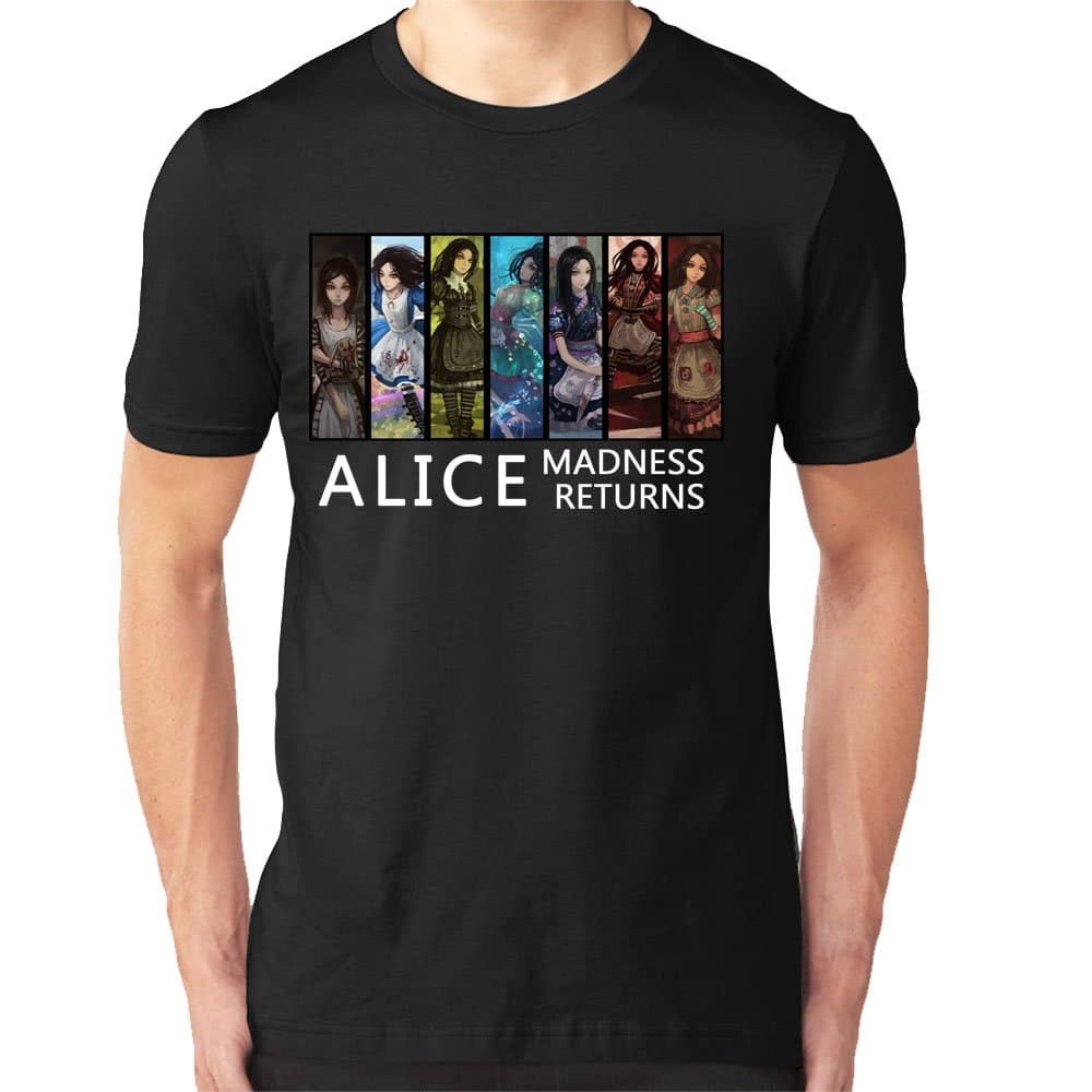 Mostee Alice Madness Returns Black Men's T-Shirt