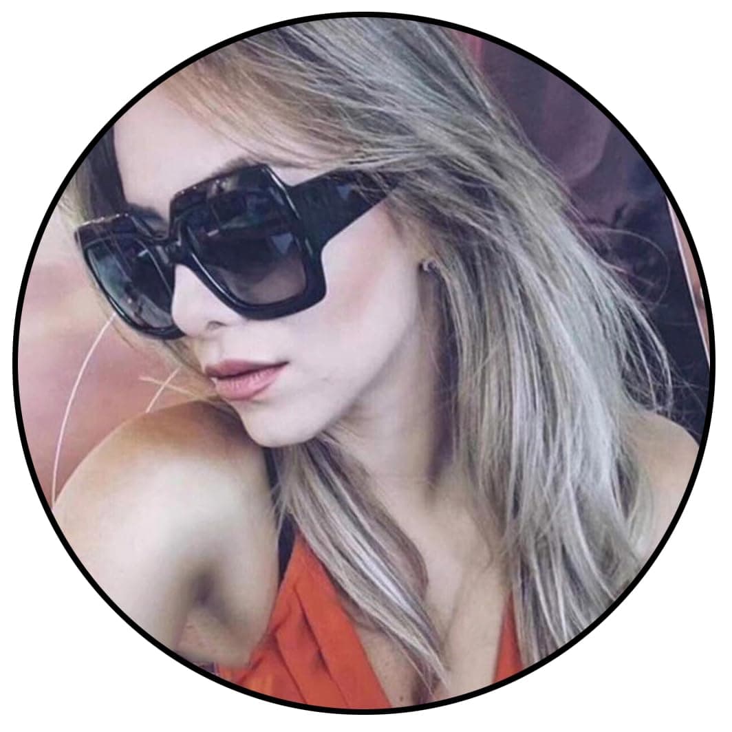 NEW Oversized Square Luxury Sunglasses Gradient Lens Vintage Women Fashion