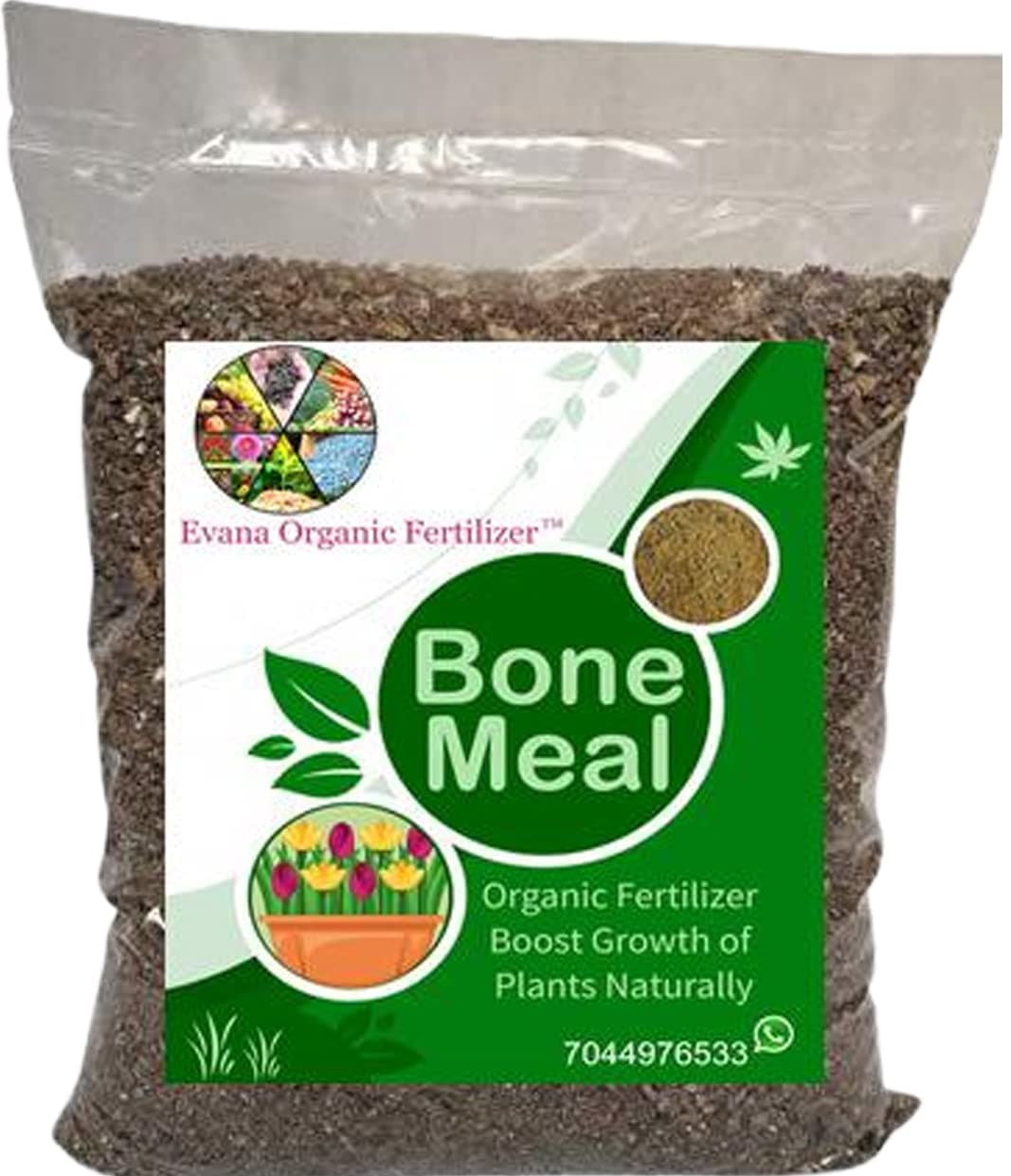 Bone Meal for Gardening 100% Organic Fertilizer for Plant Food || Pure and Organic 1800 gm