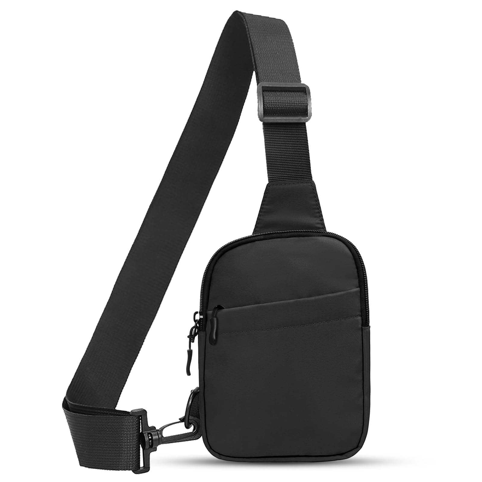 TOKIISHE Cross Body Bag, Waterproof Chest Bag for Men and Women, Small Sling Bag Mini Breathable Lightweight Shoulder Bag with Zipper for Hiking Cycling Travel Camping Outdoor Sports