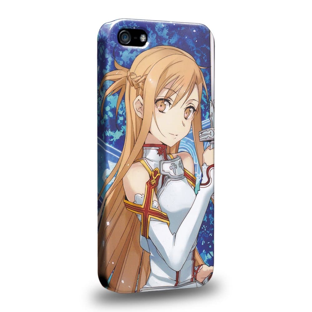 Case88 Premium Designs Sword Art Online SAO Asuna Y?uki Protective Snap-on Hard Back Case Cover for Apple iPhone 5 5s