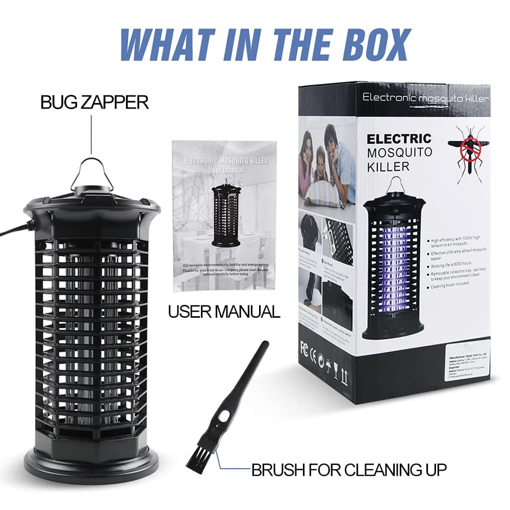 Eesyy Electric Mosquito Killer, Powerful Insect Killer, Mosquito Zappers, Mosquito Trap with Electronic UV Lamp for Home, Bedroom, Kitchen, Office