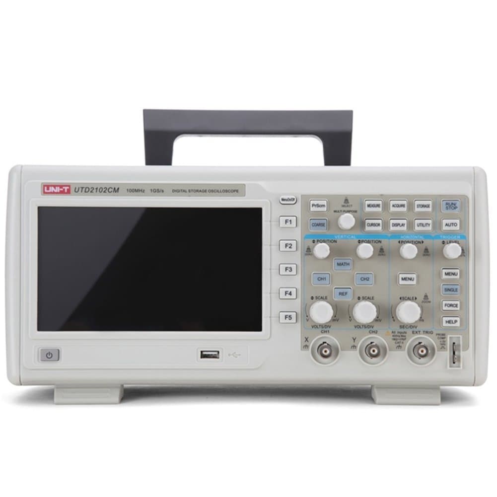 UNI-T UTD2102CM Digital Storage 100MHz 2CH 1GS/s 100-240VAC, 45-440Hz