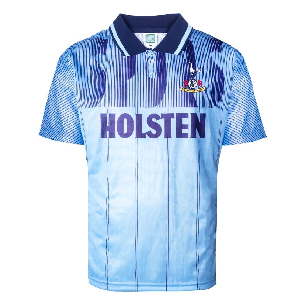 Score Draw Tottenham Hotspur 1992 Third Retro Football Shirt