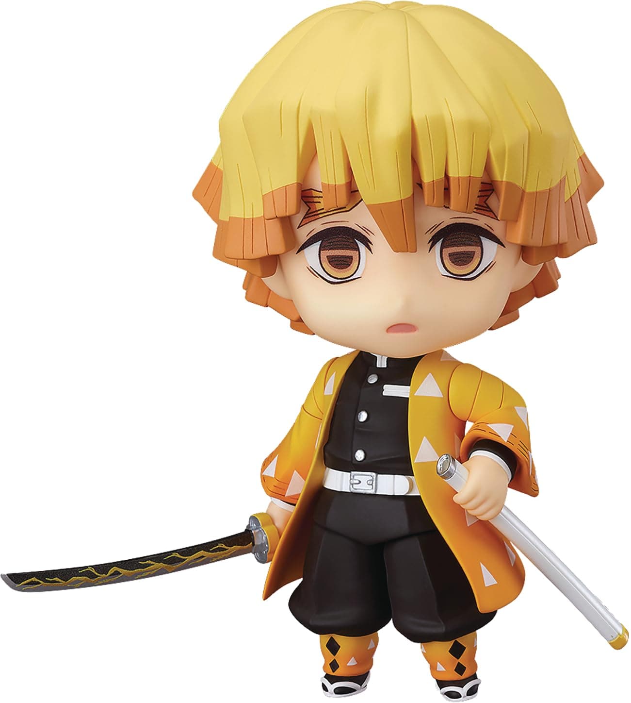 Demon Slayer: Kimetsu no Yaiba: Zenitsu Agatsuma Nendoroid Action Figure, Multicolor