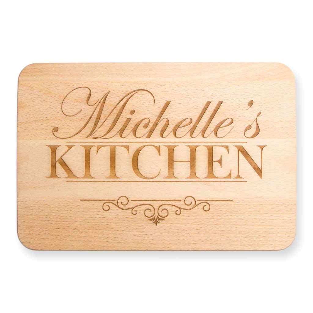 Personalised Wooden Kitchen Cheese Chopping Board, New Home Gifts