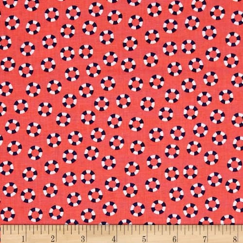 Michael Miller The Littles Little Lifesaves Coral