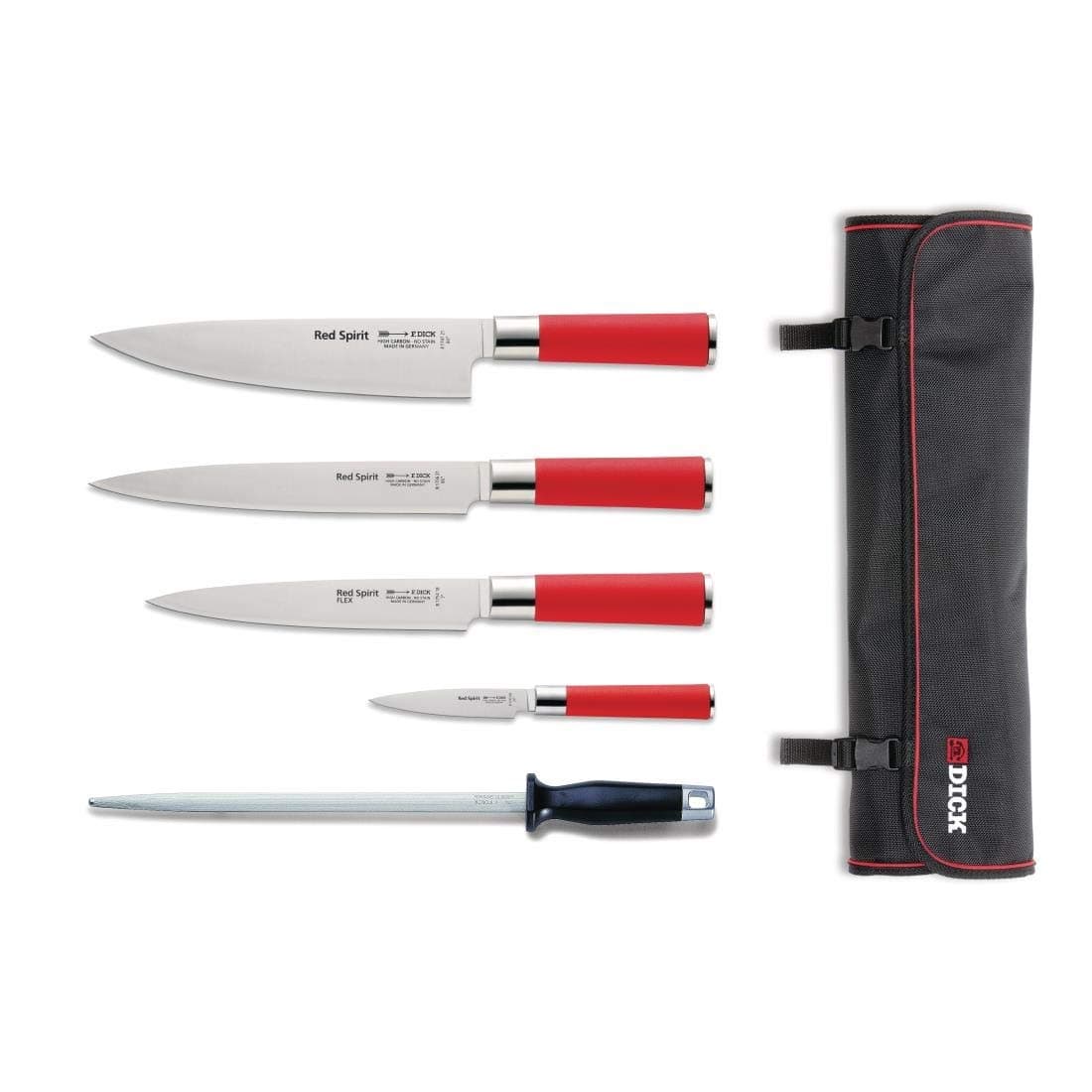 DICKKnives S902 Spirit Knife Set with Wallet, Red