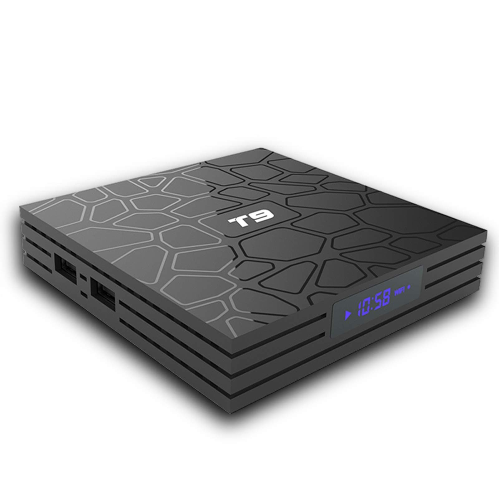 Smart TV Box [4GB DRR3/64GB EMMC] Android 8.1 Media Player Quad-Core Cortex-A53 64 Bits Support 2.4G/5G WiFi 4K 3D USB 3.0 BT4.1 HDMI H.265