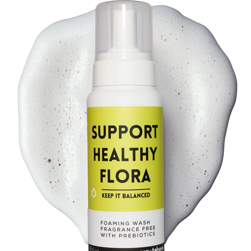 pH Balance Feminine Wash for Women & Men – Fragrance-Free Unscented Foam Cleanser for Intimate wash, Prebiotic pH Cleanser, Sensitive Daily Hygiene Wash