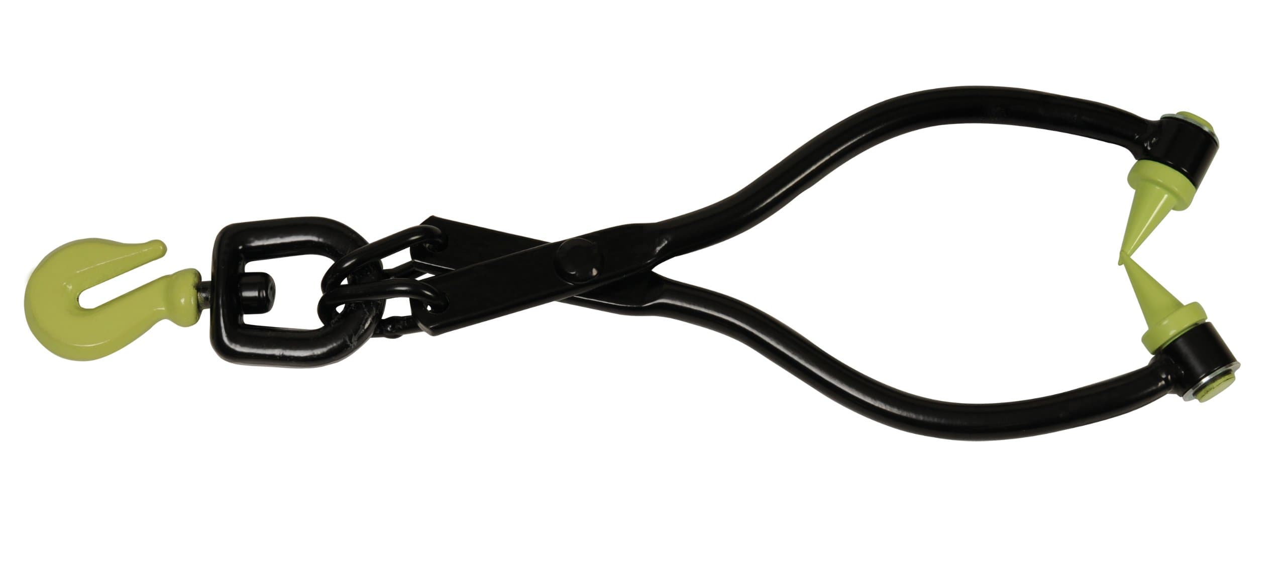 Timber TuffTMW-02SS 20 Inch Swivel Grab Skidding Tongs, Black