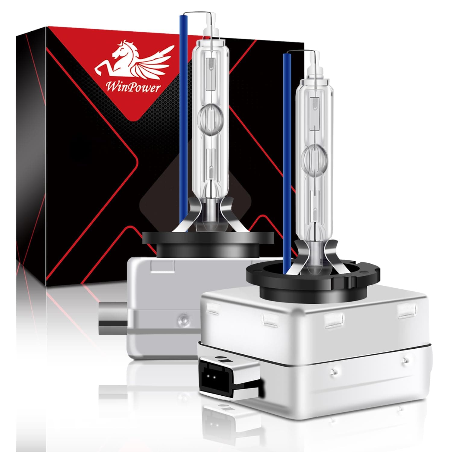 35W D1S HID Xenon Headlight Replacement Bulbs 8000K, Pack of 2