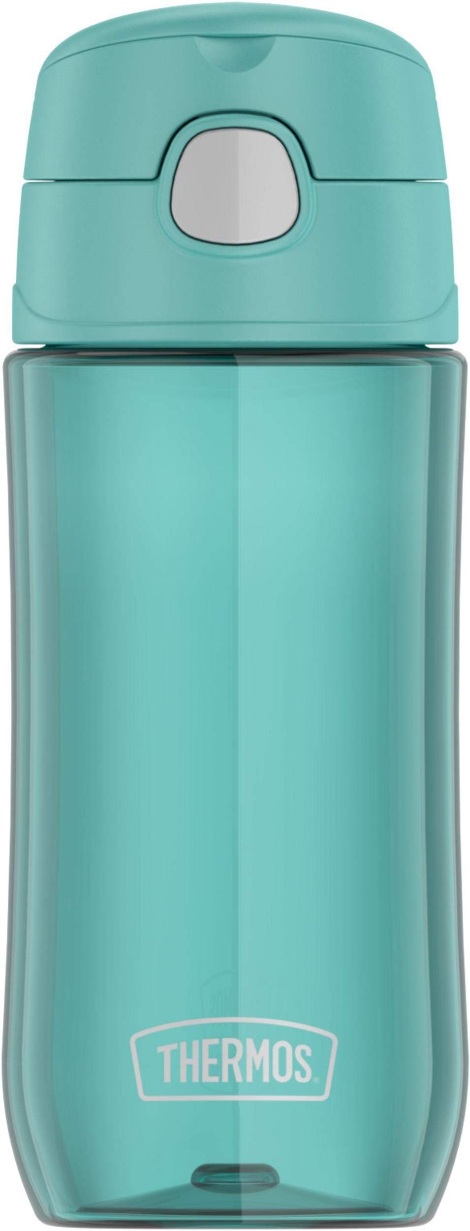 FUNTAINER 16 Ounce Plastic Hydration Bottle with Spout, Aqua