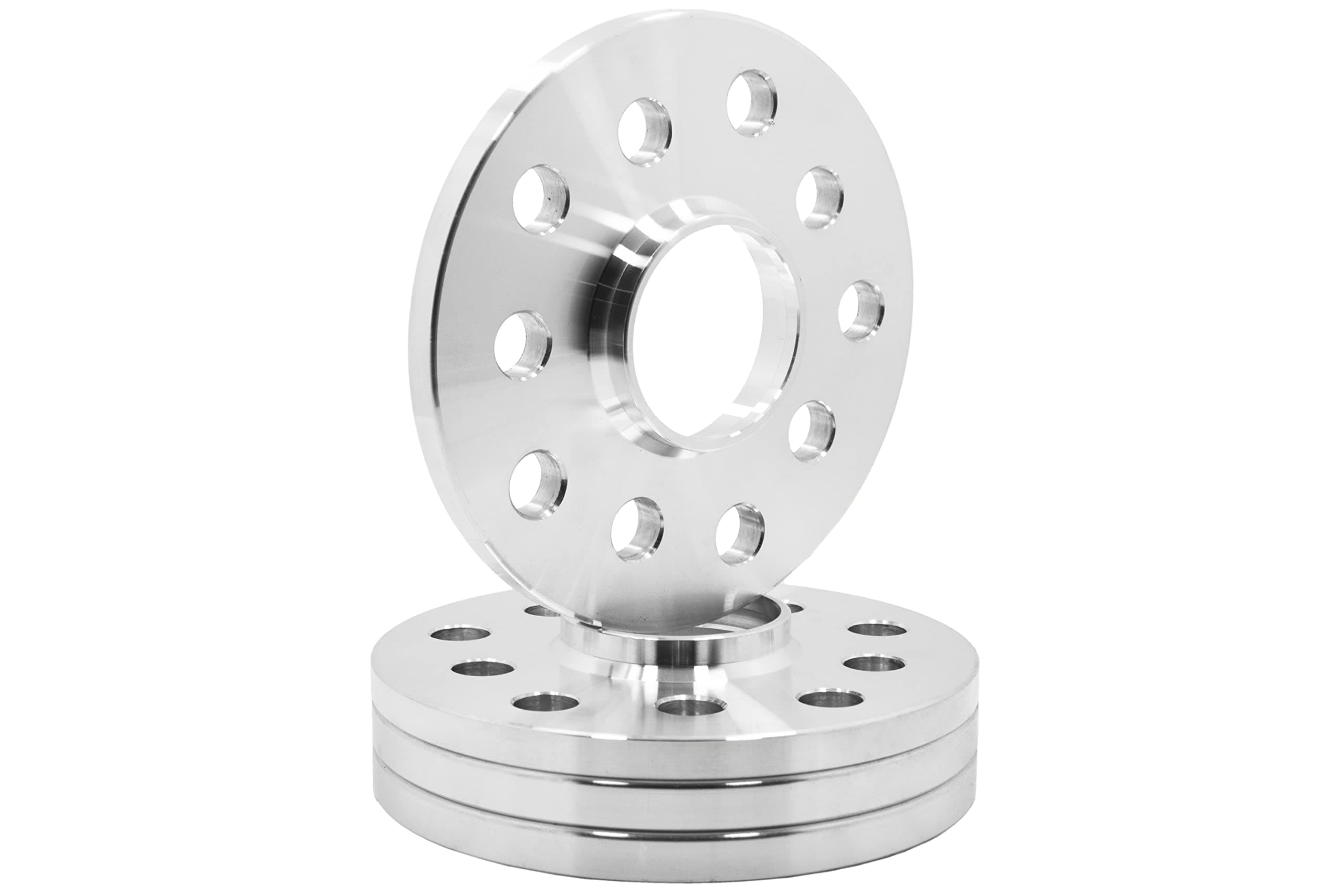 4pc Staggered Set of 10mm and 12mm Hubcentric Black Wheels Spacers 57.1 HUB 5x100/5x112 Bolt Pattern+ 20 Black Ball Seat Lug Bolts