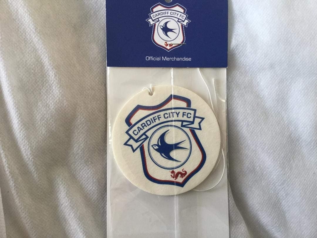 Cardiff City Official FC Crest Shape Air Freshener