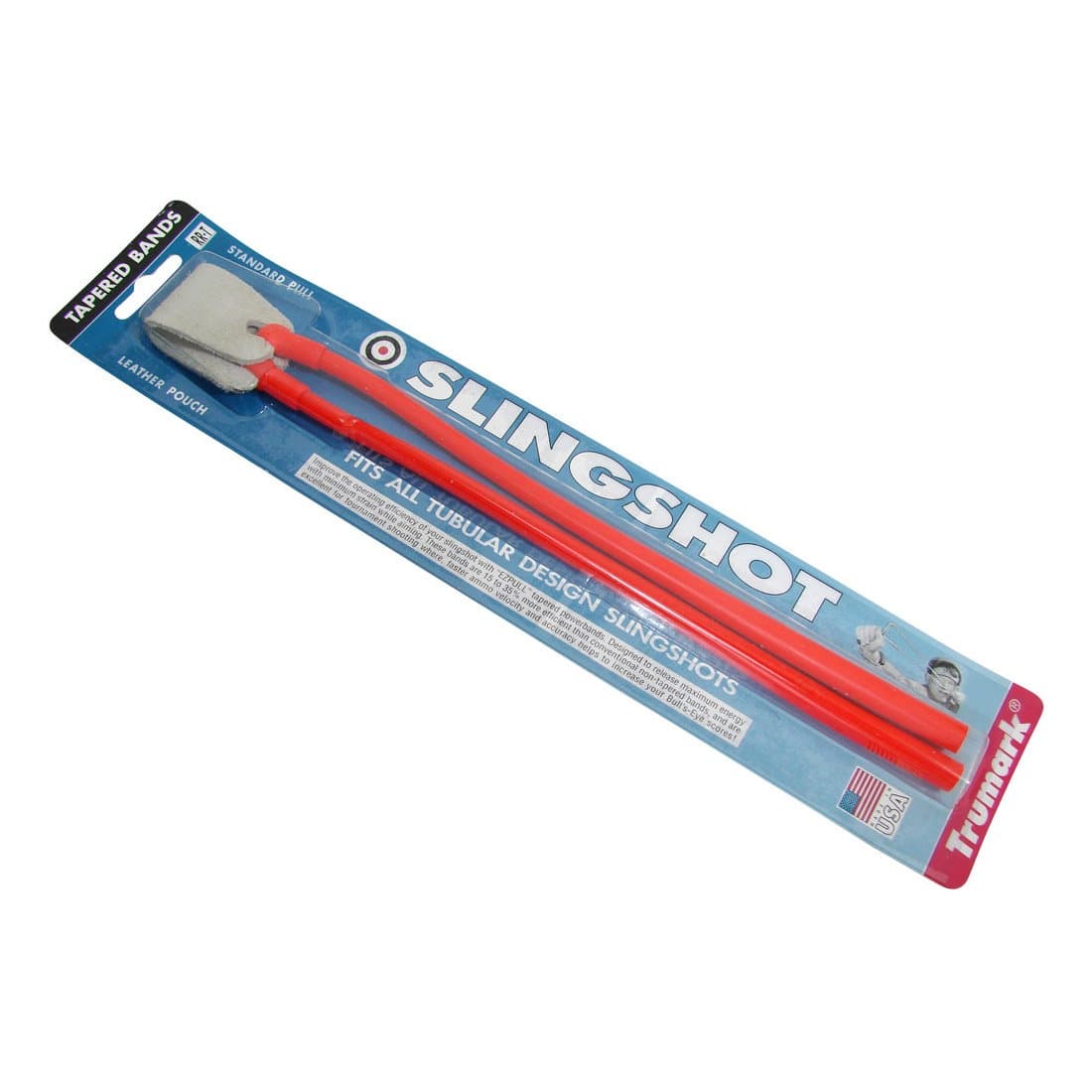 Trumark Slingshot Catapult Power Band Red Tapered Powerband Rubber Elastic Suits Barnett