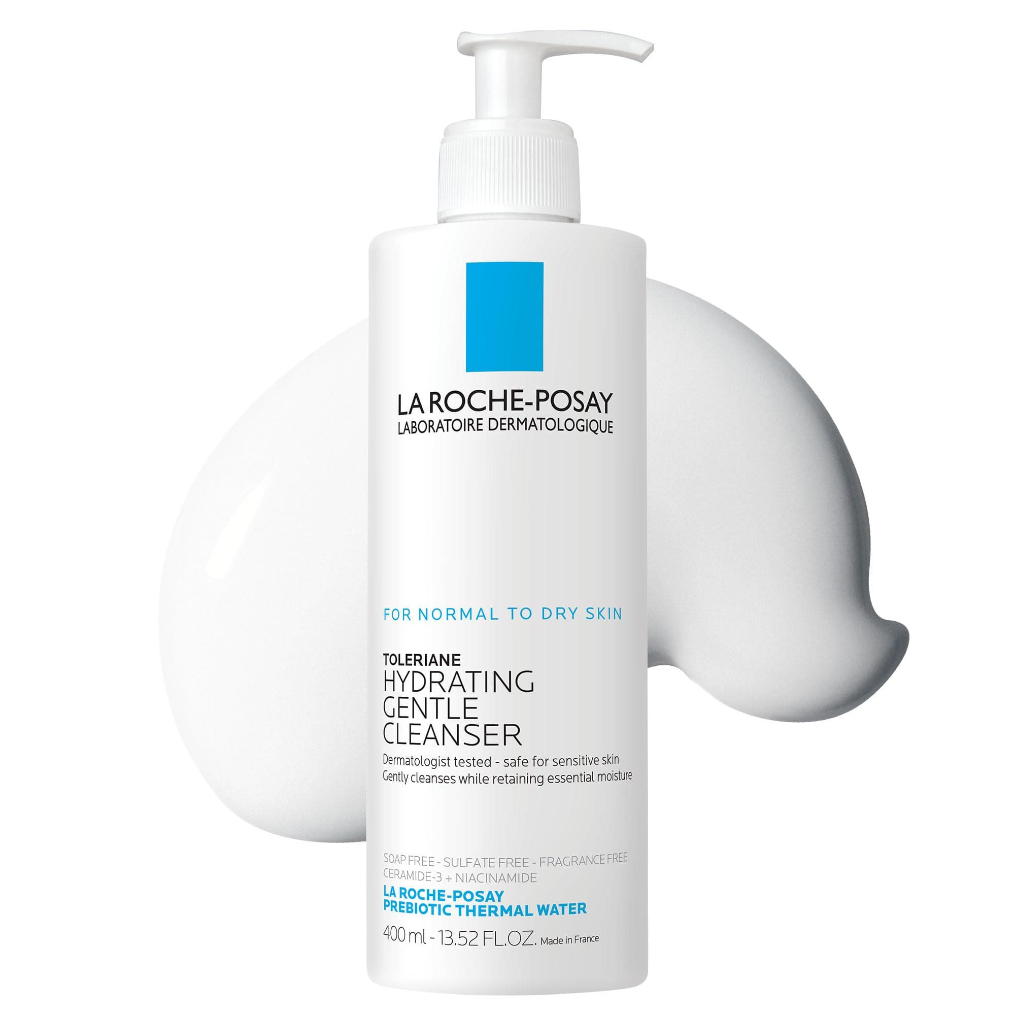 La Roche-Posay Toleriane Hydrating Gentle Cleanser, 13.52 fl. oz