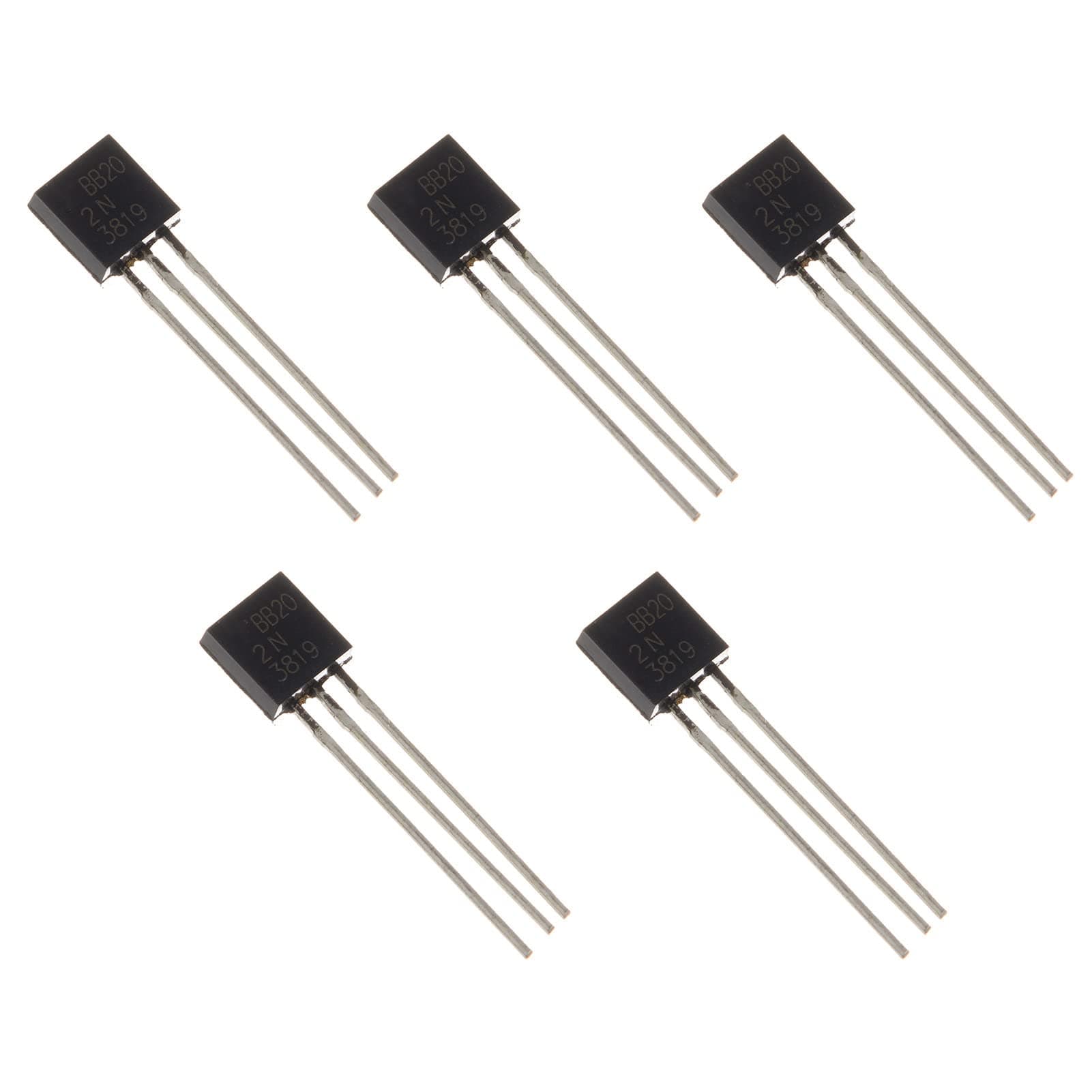 5pcs 2N3819 2N 3819 N-Channel JFET transistors,TO-92.