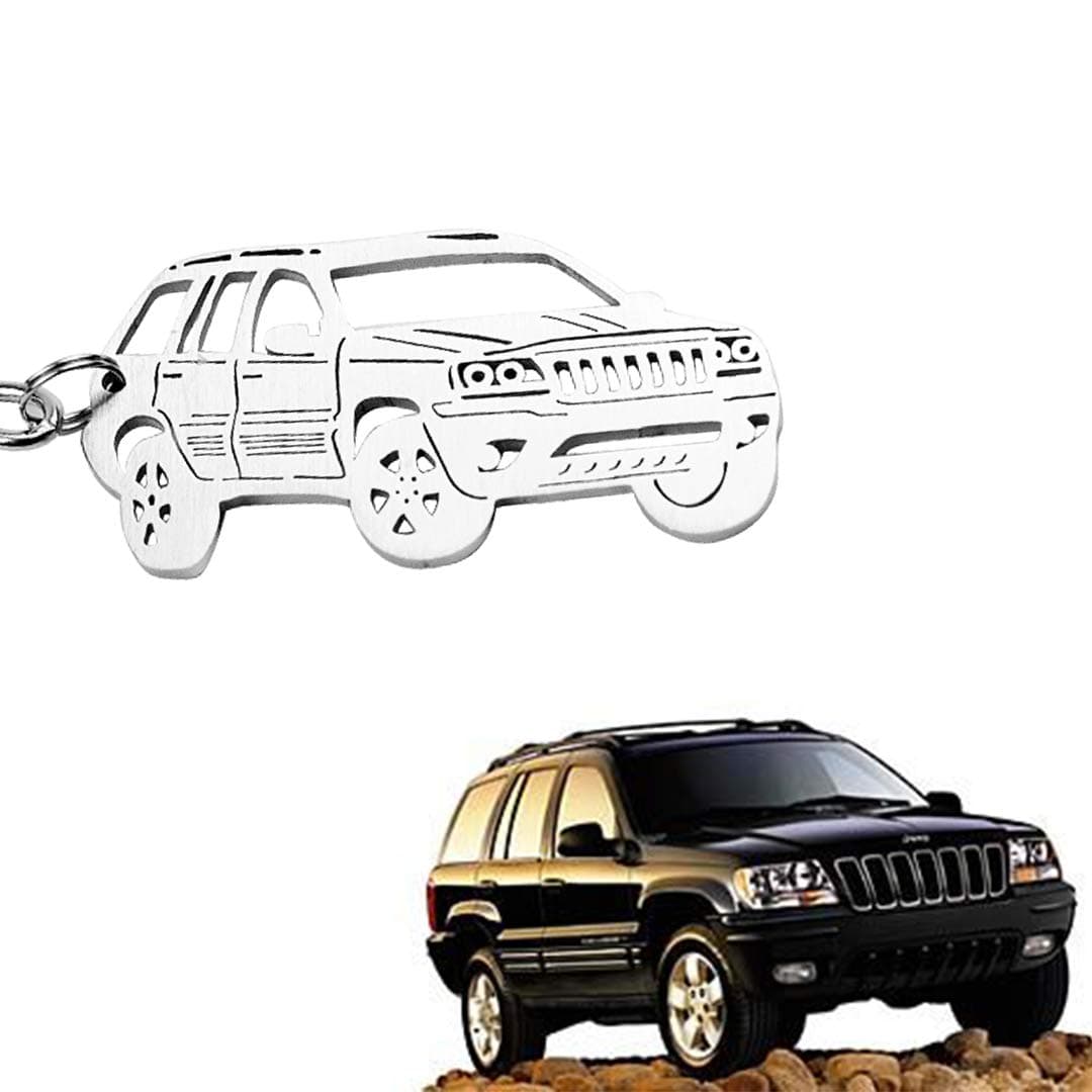 Special for Jeep Grand Cherokee Stainless Steel Keychain, Gift Idea and Collection for Grand Cherokee fans lovers, Grand Cherokee Accessories