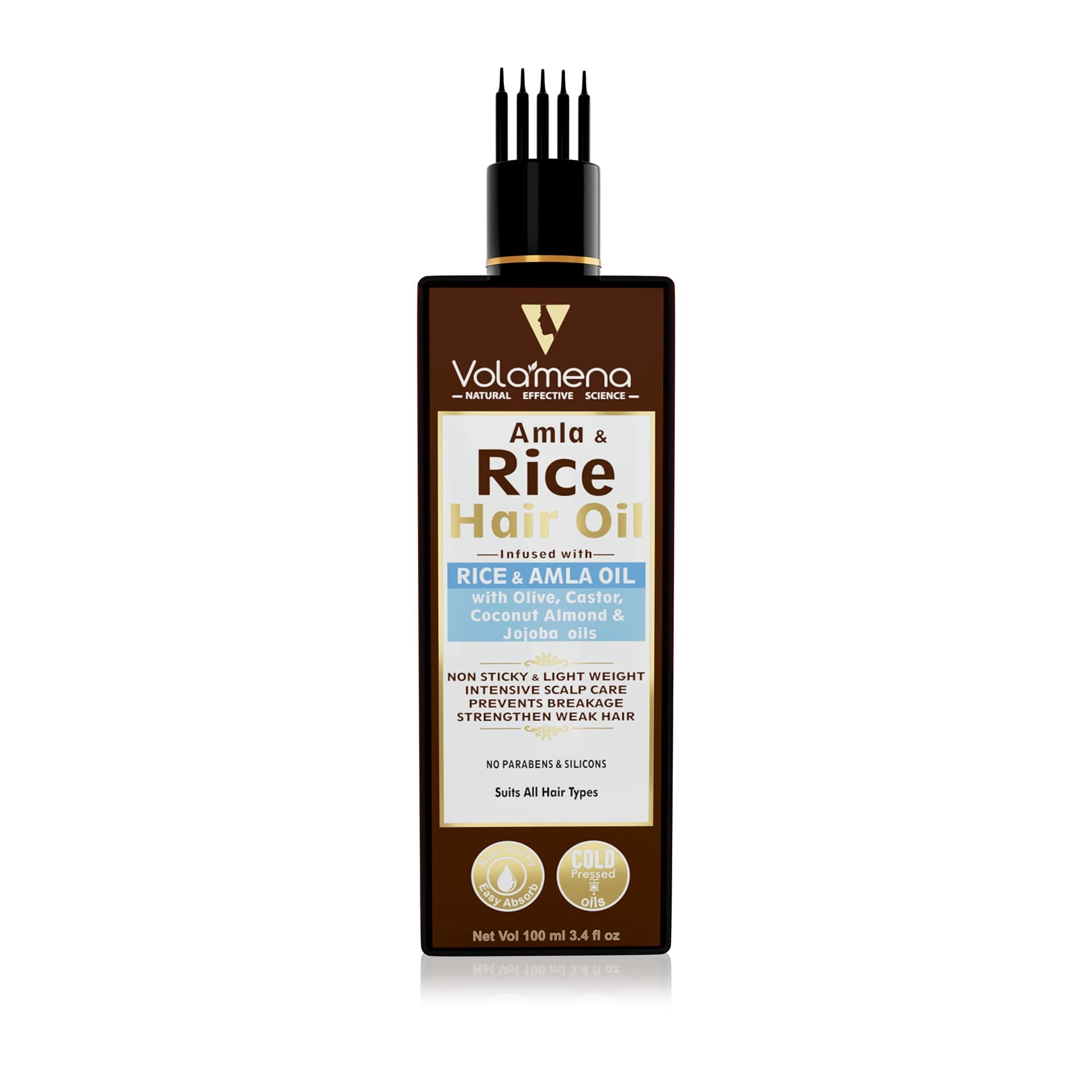 VolamenaVolamena Amla & Rice Hair oil with Olive, Coconut, Almond & Castor oil 100 ml100 ml