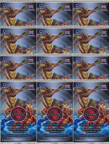 Chaotic Dawn of PERIM Secrets Trading Card Game Booster - 12 Pack LOT (9 Cards/Pack)