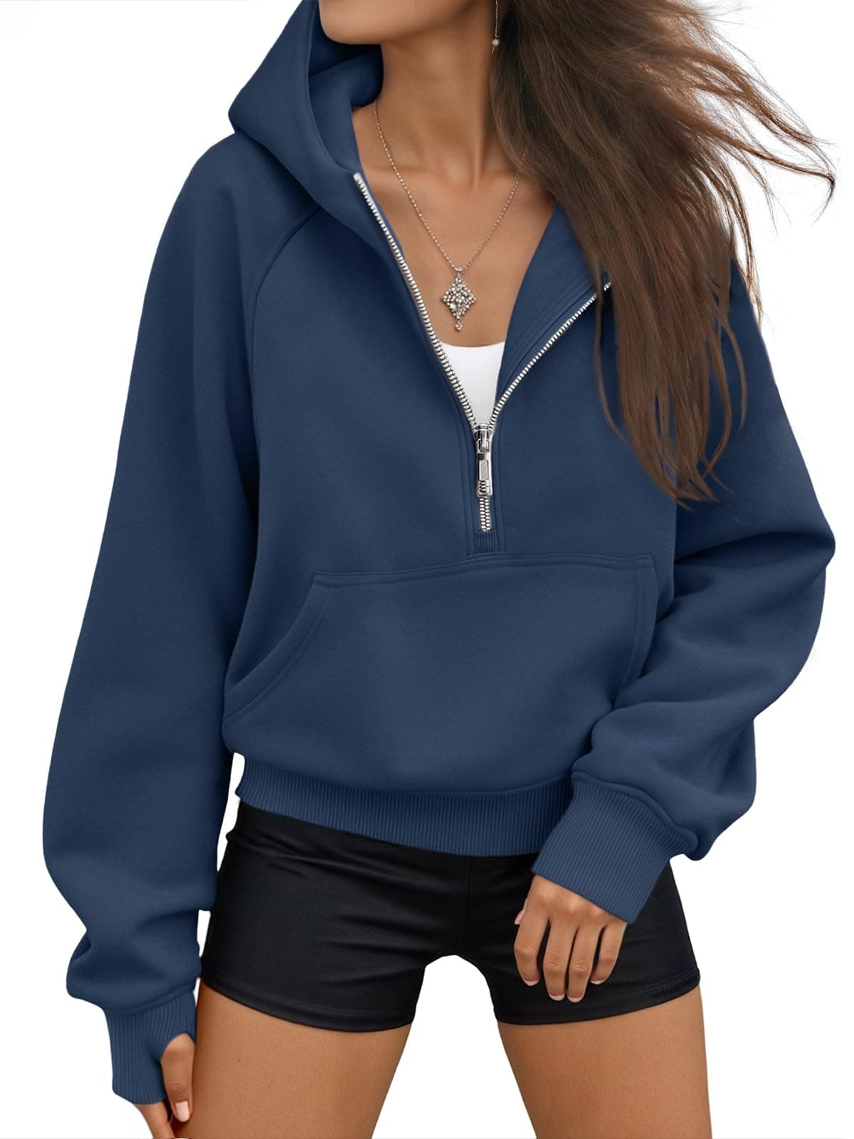 AUTOMET Womens Hoodies Fleece Fall Fashion Outfits Workout Sweatshirts Y2k Winter Zip Up Jackets Oversized Tops Clothes 2026