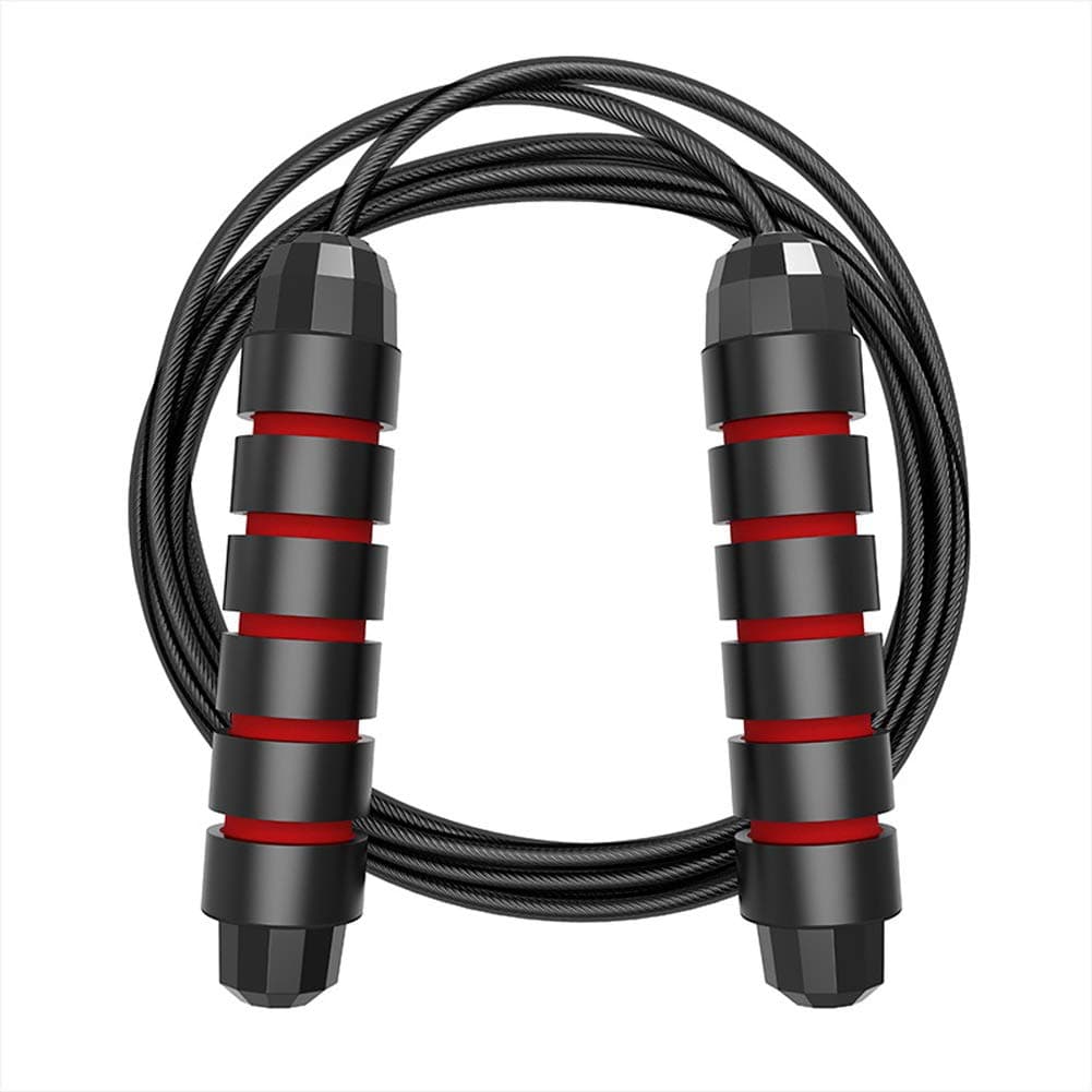 Xsesong Jump Rope Tangle-Free with Ball Bearings Rapid Speed Skipping Rope Cable and Foam Handles Ideal for Aerobic Exercises Like Speed Training Endurance Training and Fitness Gym