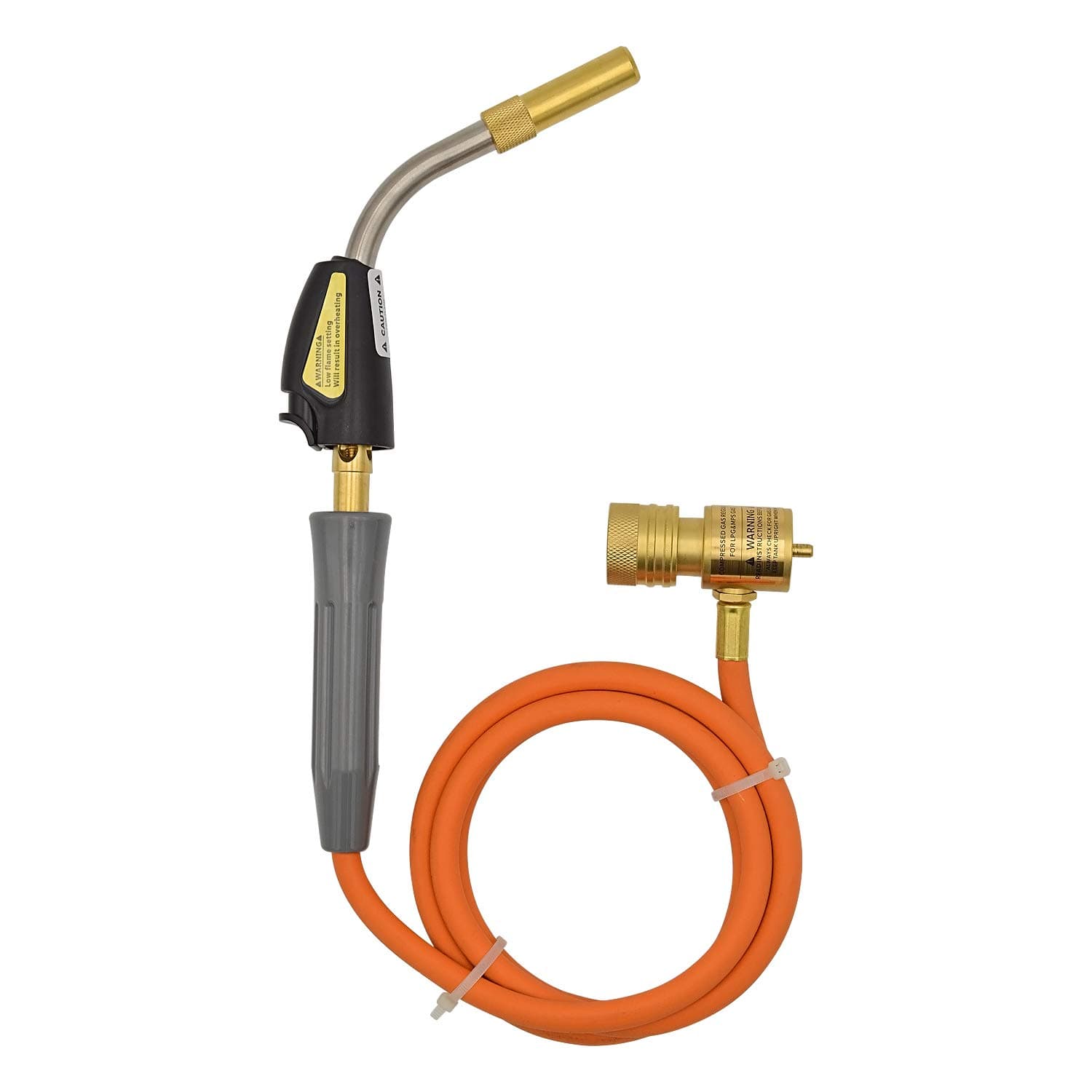 HYDRO MASTER 0280101 Self-Lighting Hand Welding Torch with 60 Inch Hose, connection suitable for Propane MAPP Propane and LPG Gas