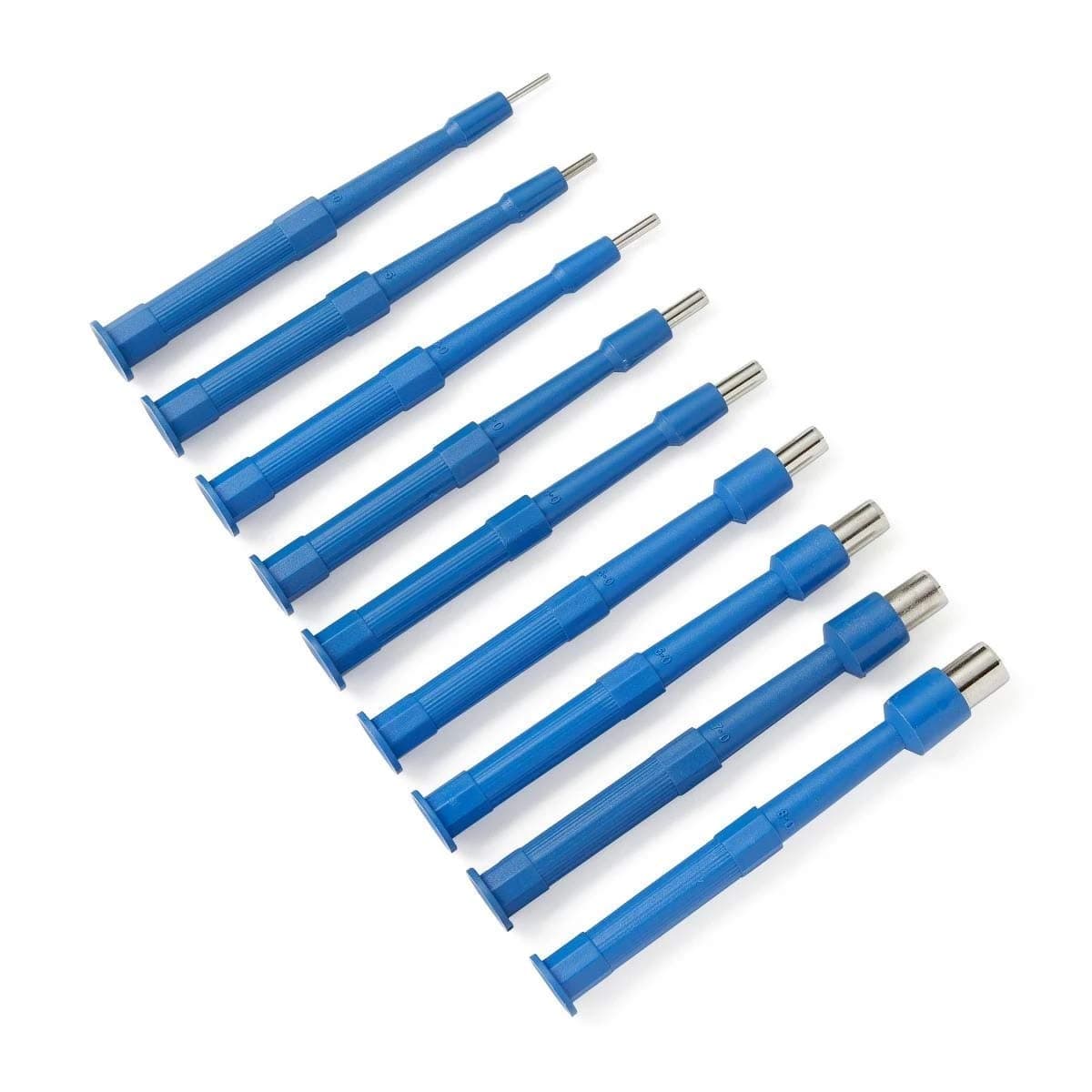 Box of 10 Disposable Biopsy Punch, Sterile Biopsy Dermal Punch for Piercing, Stainless Steel Skin Piercing Tool with Protective Handle (4 MM)…