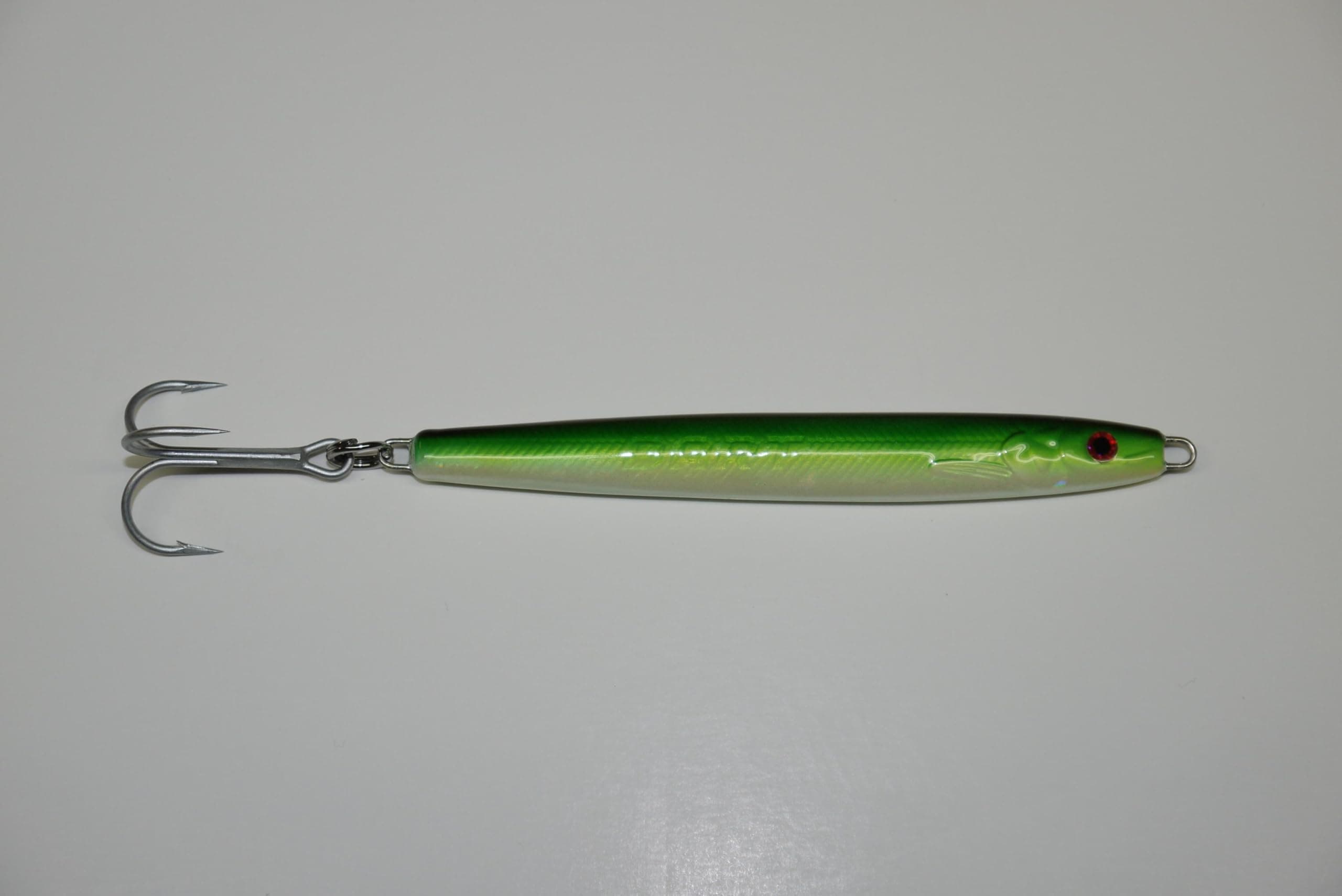 Point Wilson Dart Candlefish Jig - C10 / 22/35 / 47/60 (Green Pearl - 6 oz.)