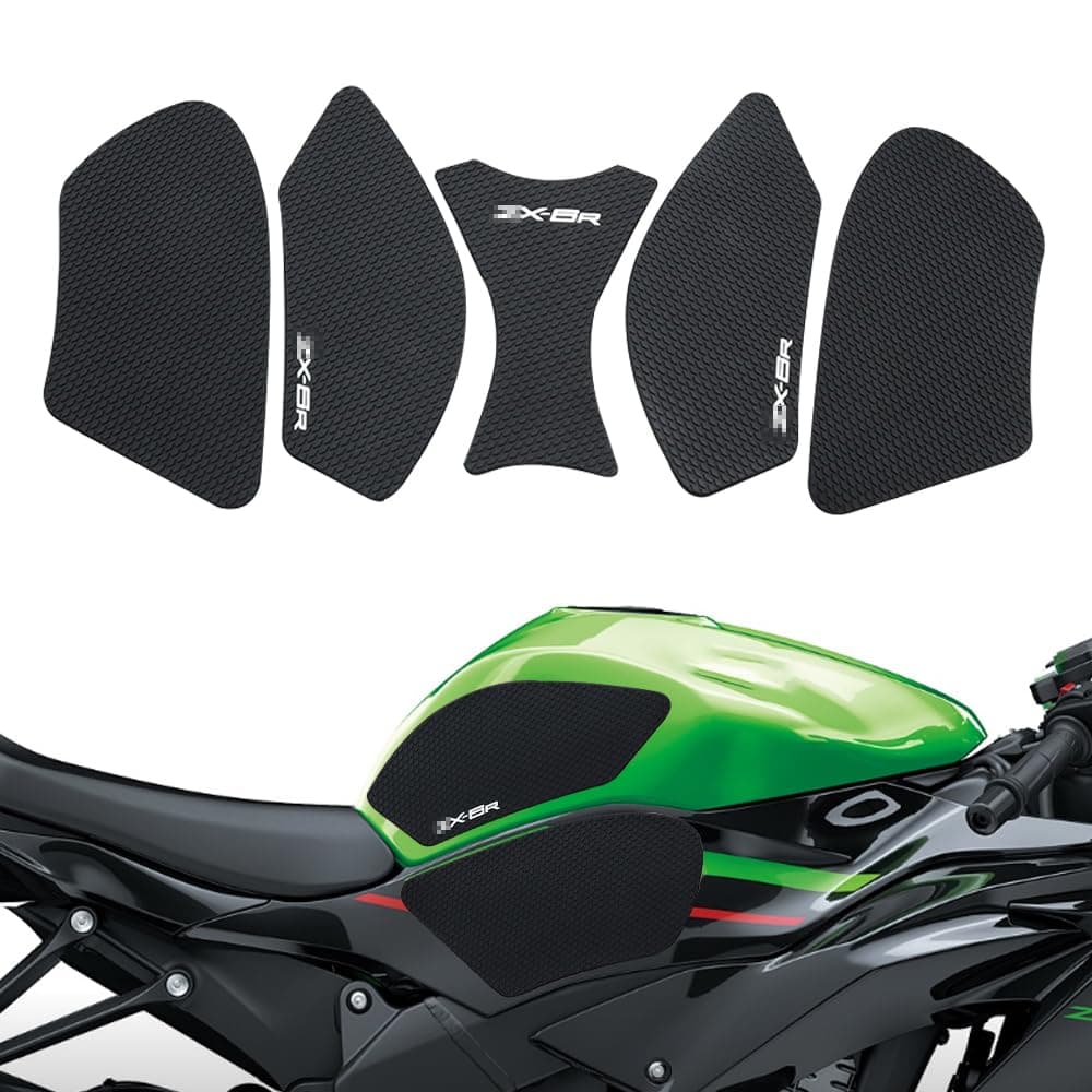 For Kawasaki Ninja ZX-6R / ZX-636 ZX6R ZX636 2009-2023 2024 2025 2026 Motorcycle Accessories Side Fuel Tank pad Tank Pads Protector Stickers Decal Gas Knee Grip Traction Pad Tankpad