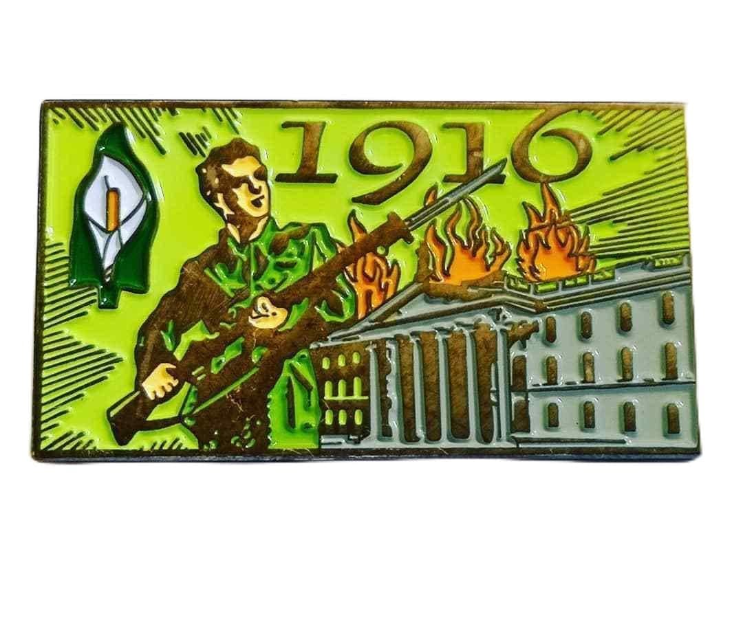 1916 Easter Rising Enamel Pin Badge FlagSuperstore