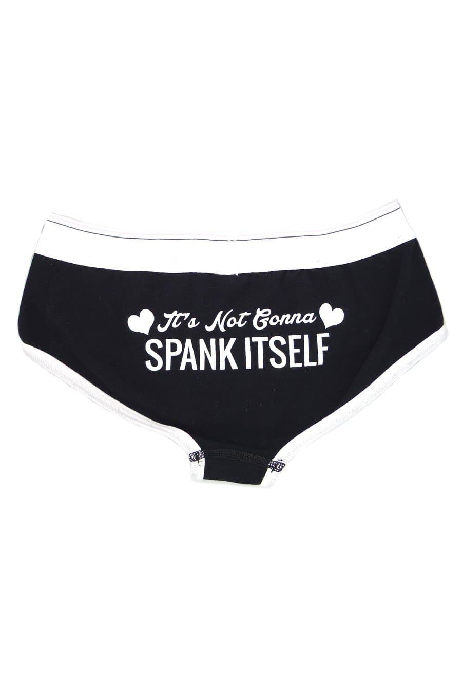 It's Not Gonna Spank Itself Sexy Black Womens Underwear