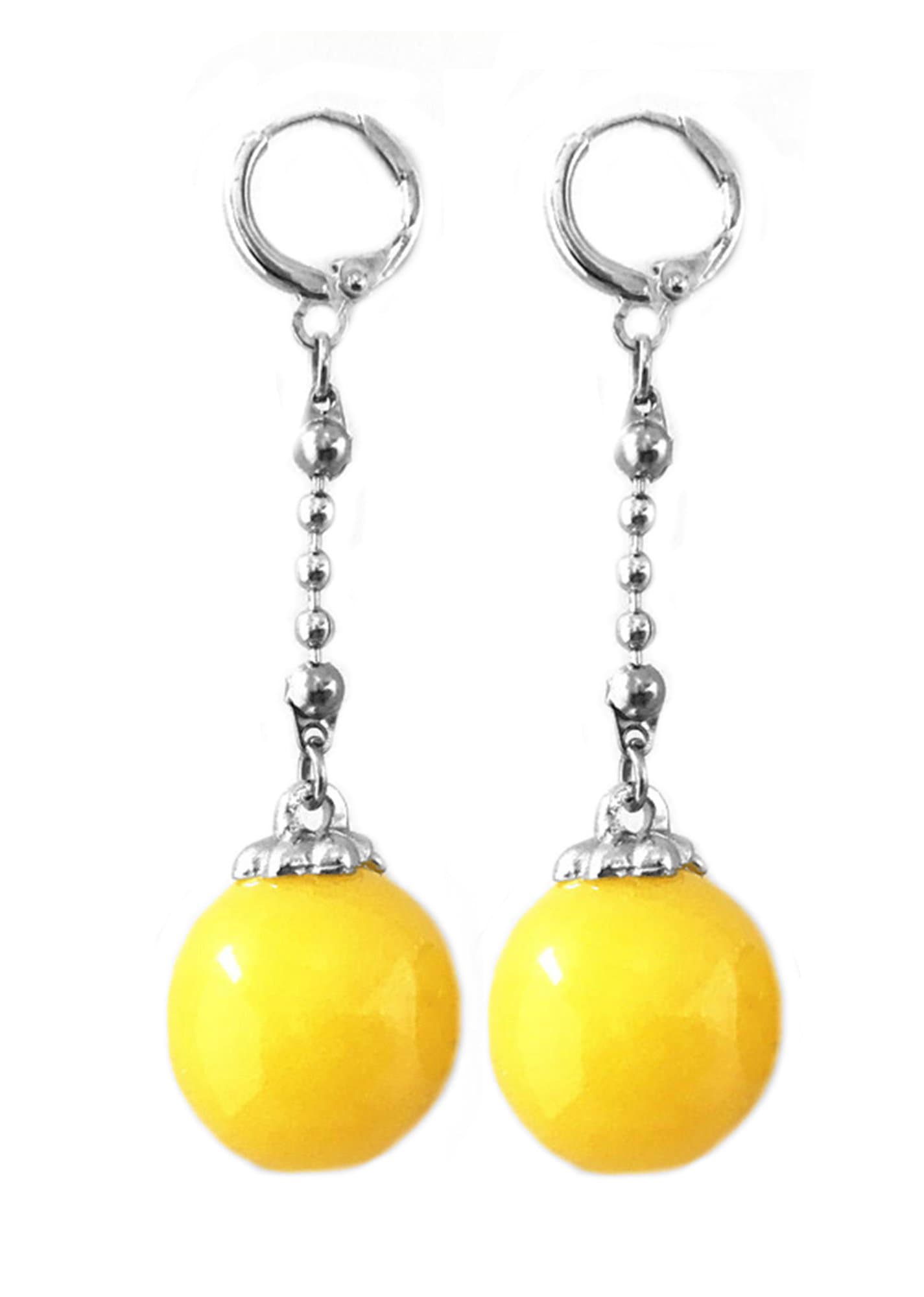 Dragon Ball Z DBZ Premium Quality Silvertone Dangle Earrings
