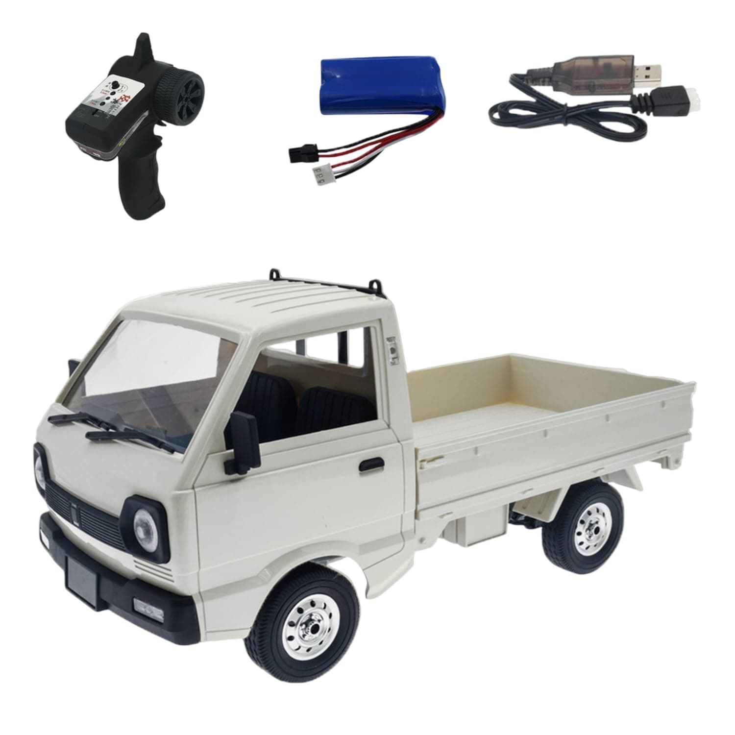 YIKESHU WPL D12 RC Car Off Road Truck Drift Climbing Crawler with Brushed 260 Motor 1:10 Simulation RC Vehicles