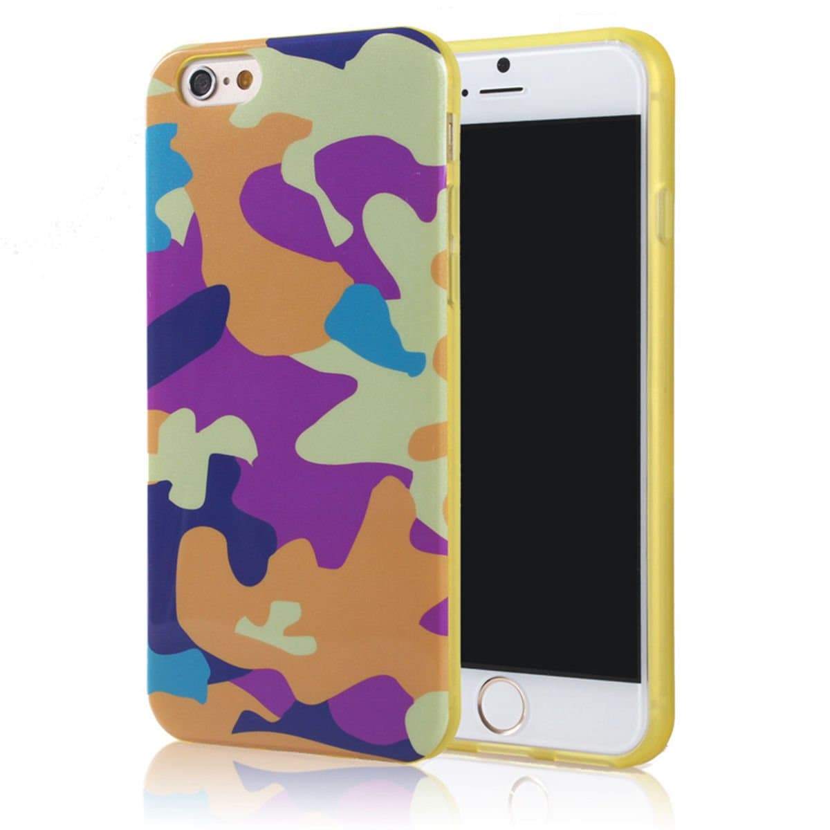 iPhone 6S Case, MC Fashion[Ultra-thin Camouflage Series] Flexible Design,Light and Scented Case for Apple iPhone 6S (2015) & iPhone 6 (2014) (Yellow Camouflage)