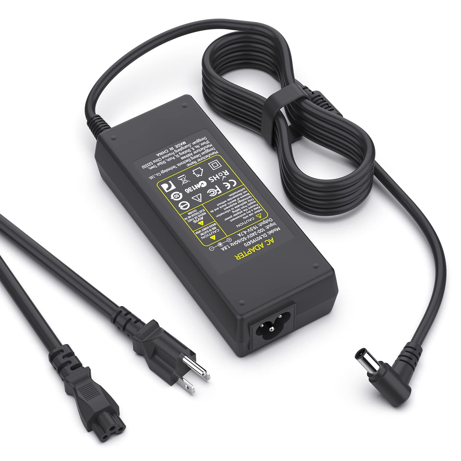 19.5V Power Cord for Sony Bravia TV KDL-48 KDL-42 KDL-40 KDL-32 W600B KDL-40R510C KDL-40W600B KDL-32W600D KDL55W650D KDL48W600B KDL-32W700B KDL-48R510C, Sony Bravia 24'' 32'' 40'' 42'' 48' Charger