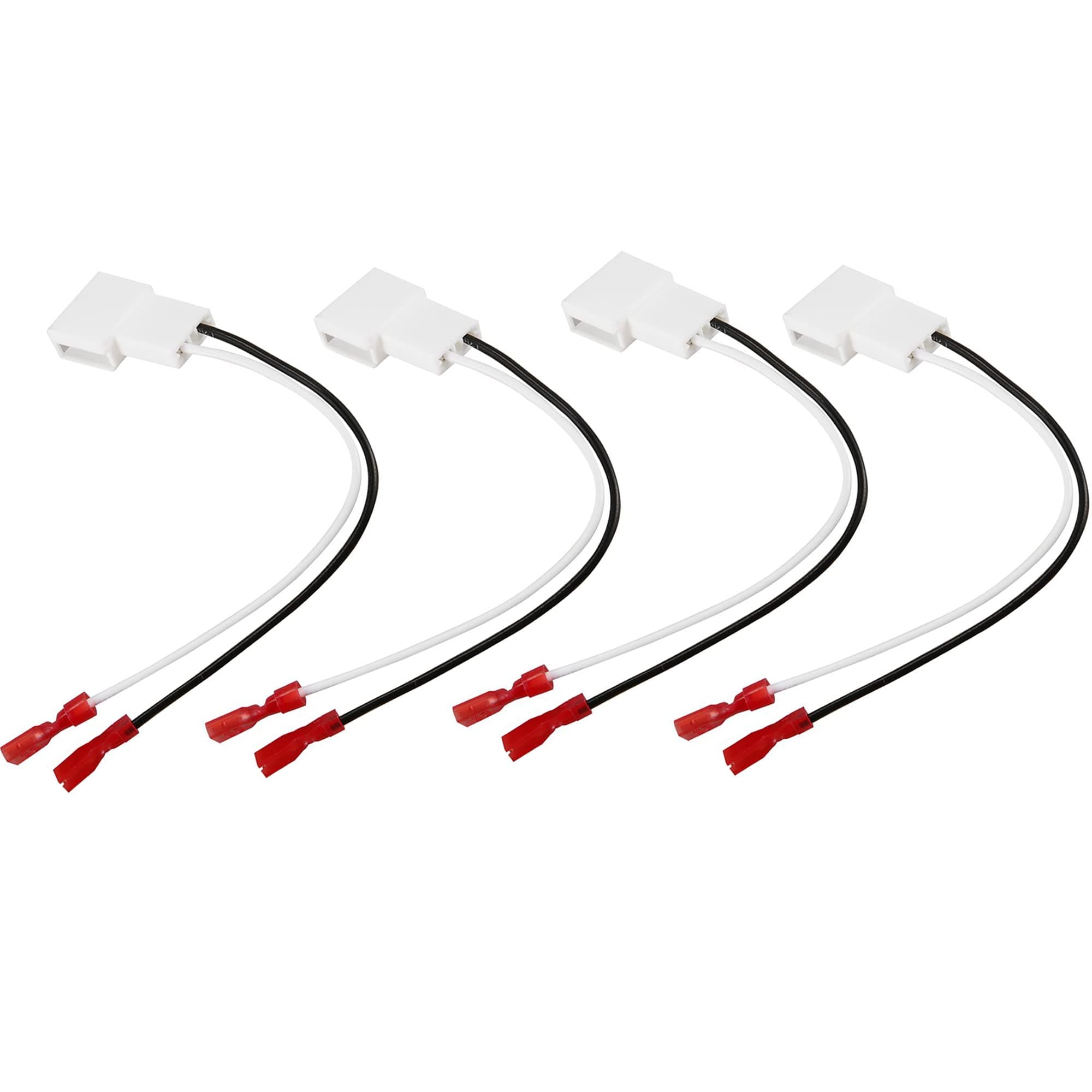 4 Pack 72-8104 Speaker Harness Adapter Compatible with Toyota Speaker Wire Harness Adapter Plug Compatible with Toyota Tacoma Tundra Camry Corolla 4 Runner Scion Pontiac Speaker Wiring Harness Adapter