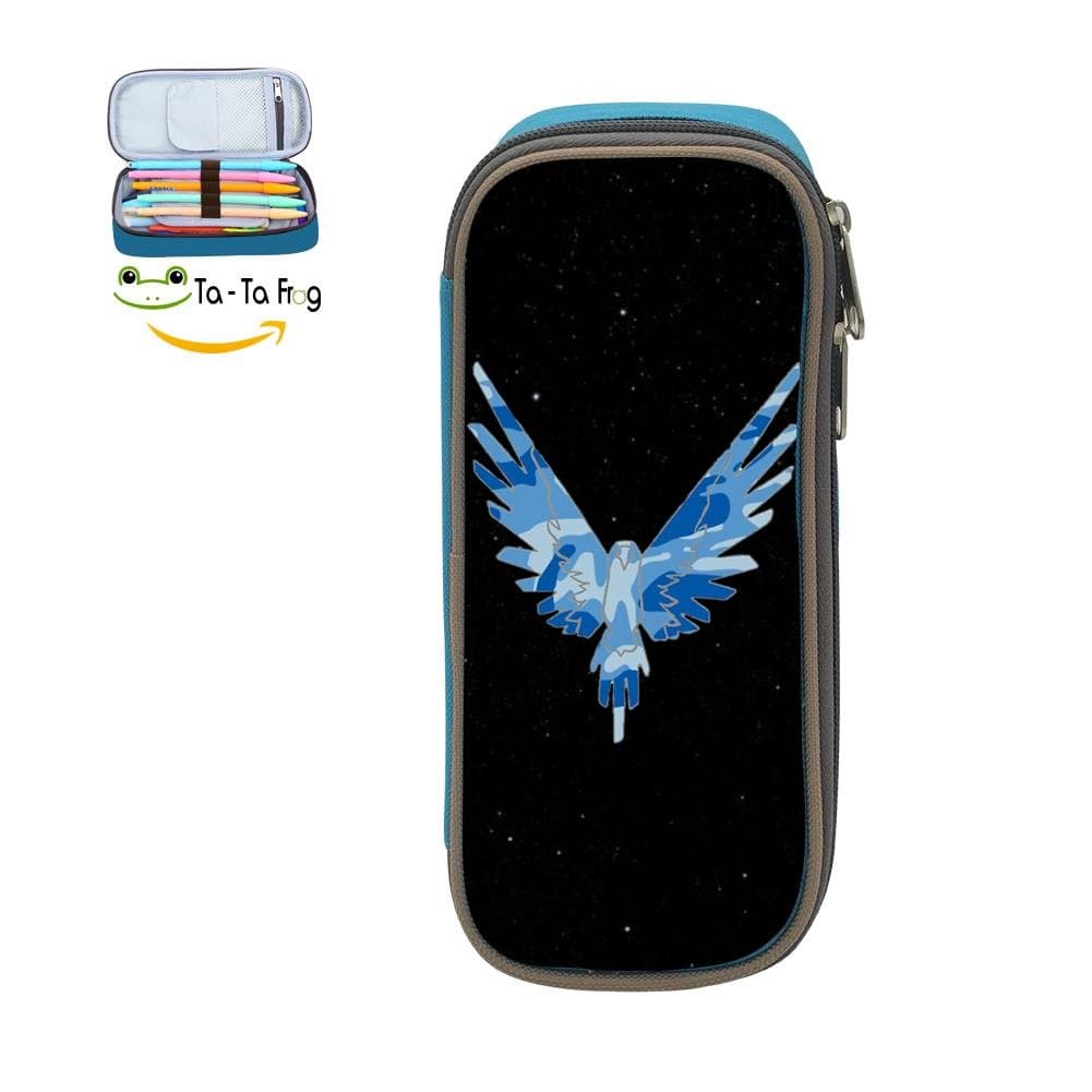 Logan Paul Be A Maverick 3D Printed Multicolor pen bag,Pencil case Teens pen container,Double zipper student stationery girl's durable large volume bag of makeup bag