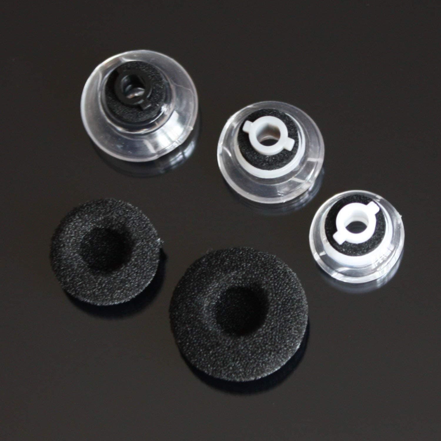 New 3 sizes S M L Ear bud Gel Earbud tip tips + 2 pcs Sponge set For Bluetooth headset Plantronics Voyager Legend UC USA Cell Phones Parts