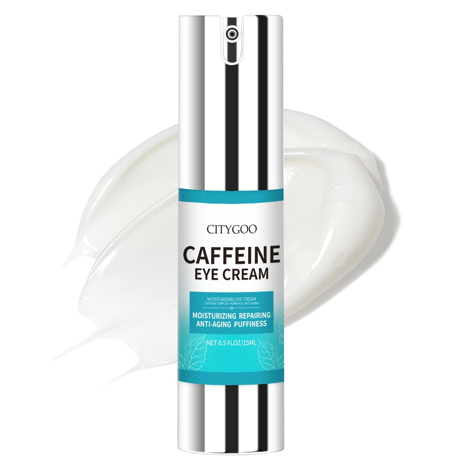 CITYGOO Caffeine Eye Cream for Puffiness: Eye Cream Reduce Dark Circles Wrinkles Fine Lines - Anti Aging Eye Cream