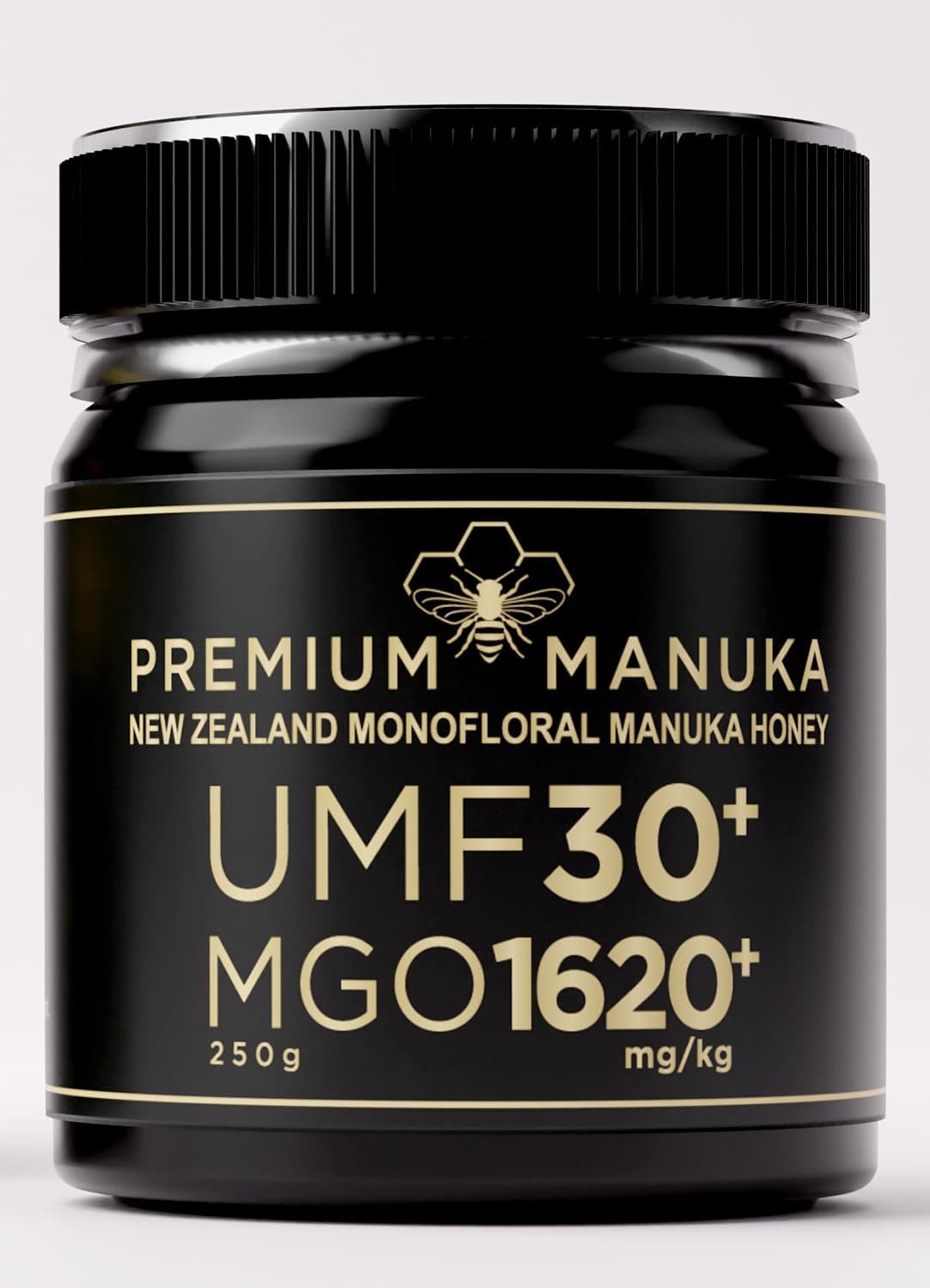 UMF 30+ (MGO 1620+),100% Raw New Zealand Manuka Honey, 8.8 Oz (250g Bottle) Mono-floral, Organic Sugar Free, Certified, Honey, Raw Honey, &Honey, عسل مانوكا, عسل مانوكا طبيعي, عسل نيوزلندي أصلي,