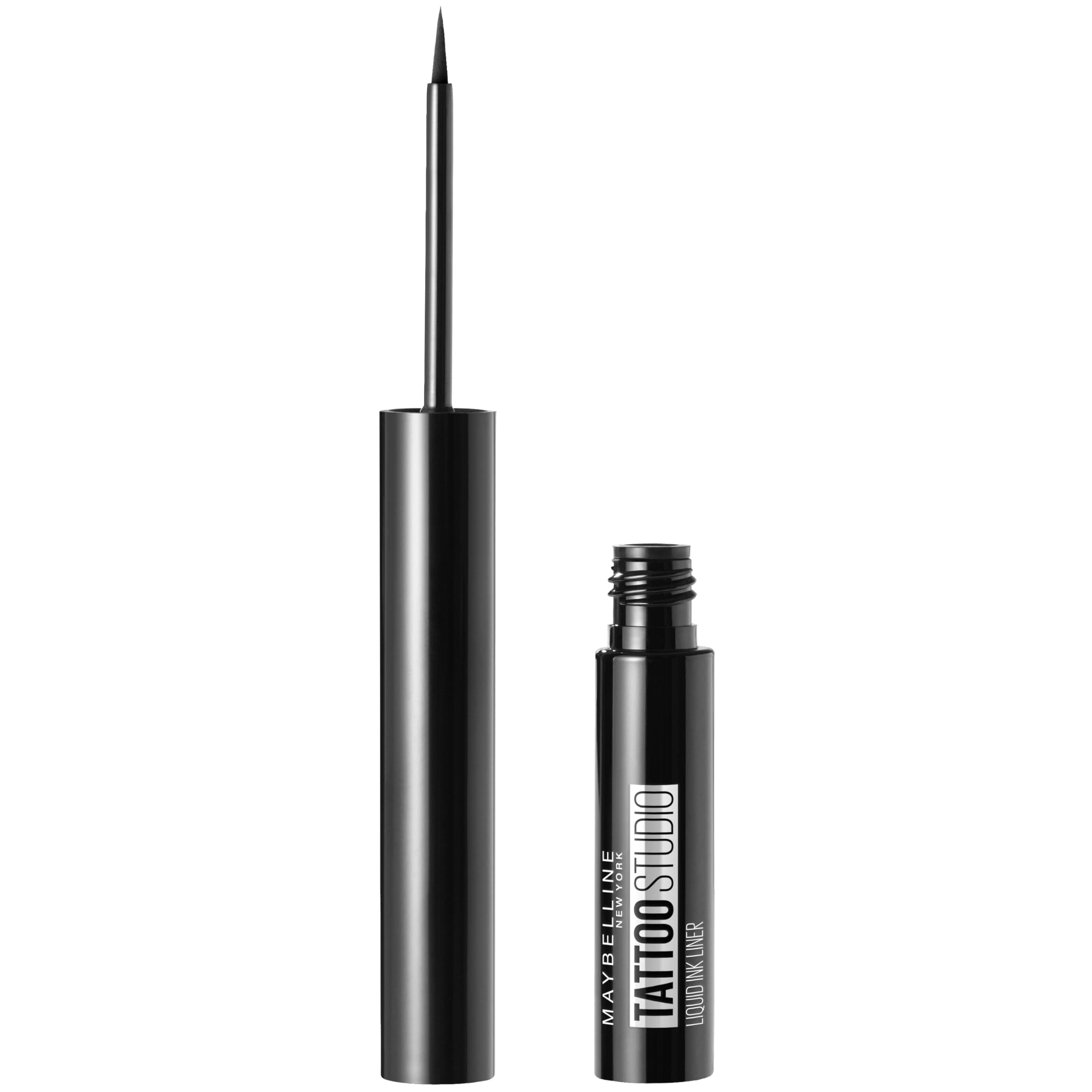 New York TattooStudio Liquid Ink Eyeliner, Ink Black, 0.08 fl. oz.