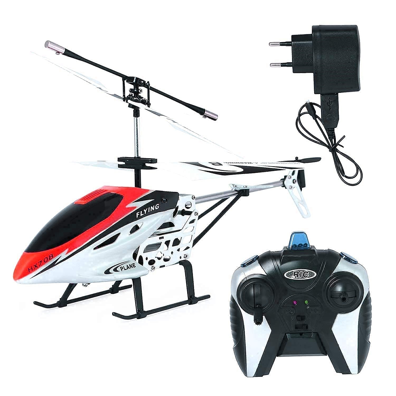 KISU V-MAX Helicopters Original Radio Remote Controlled Helicopter with Unbreakable Blades-(Multicolor).