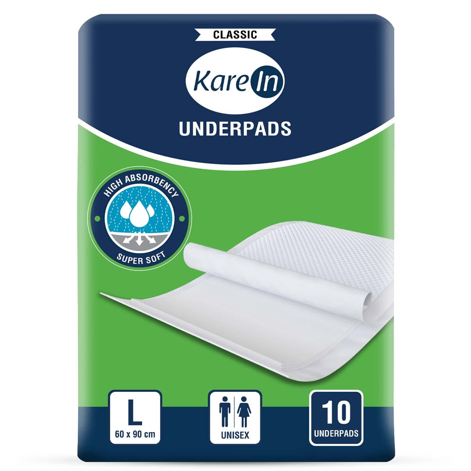 Kare Med Underpads Large,Size 60 x 90cm,10 Pcs