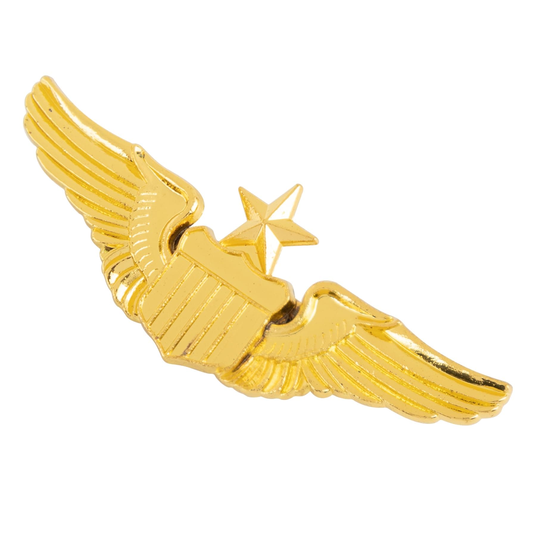Gold Air Force Senior Pilot Wing Badge Metal Aviator Wings Military USAF Pins