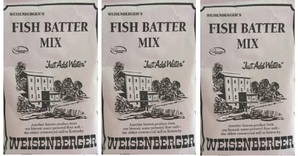 Fish Batter Mix Weisenberger Mills - A Ky Proud Product 5.5 Ounce Pack of 3