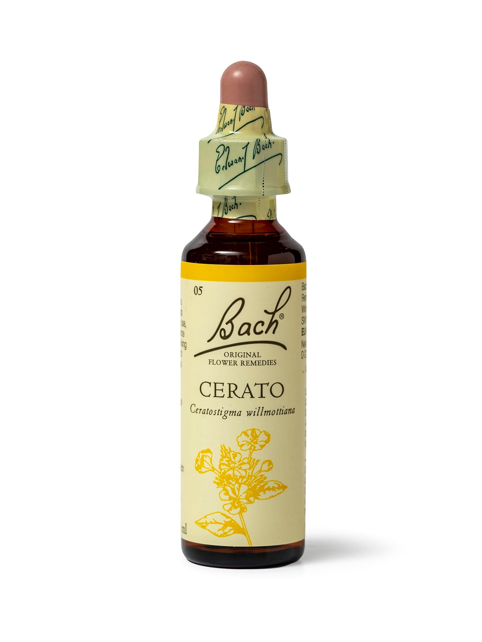 Original Flower Remedies (Cerato) Know Your Own Mind, Trust Intuition, Emotional Wellness, Natural Flower Essence, 20ml