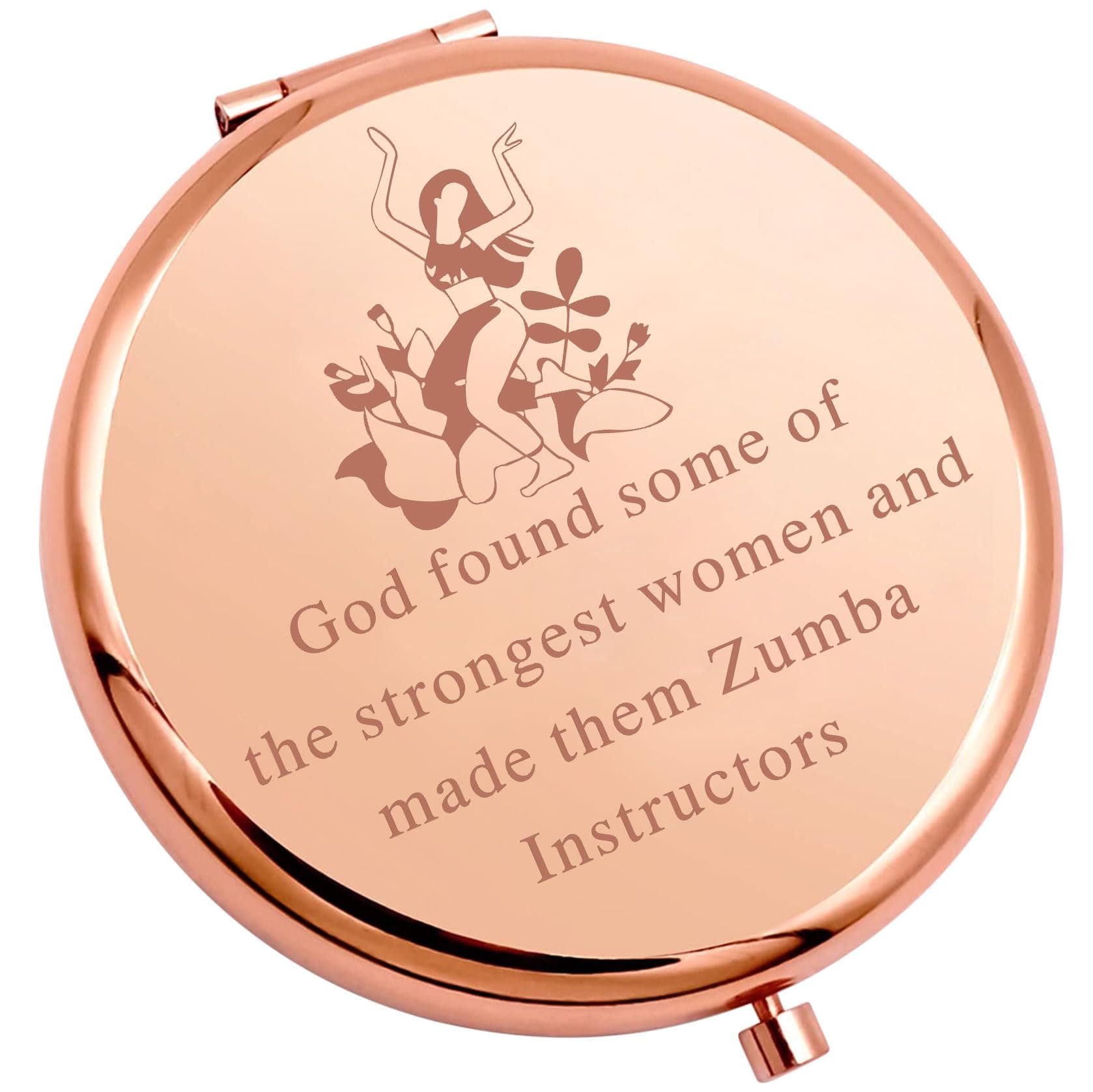 SEIRAA Zumba Dance Fitness Instructor Coach Gift Zumba Instructors Makeup Pocket Mirror Zumba Lovers Foldable Mirror (Zumba Pocket Mirror)