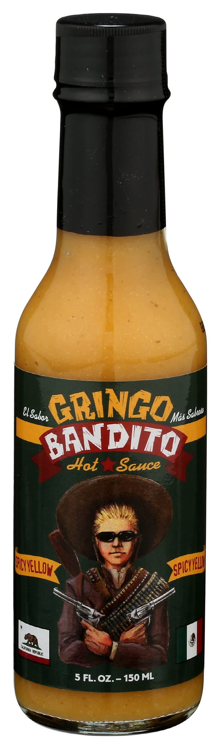 Spicy Yellow Hot Sauce, 5 FZ